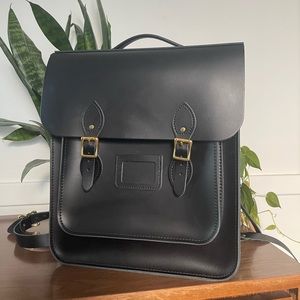 Leather Satchel Co. Custom Wednesday Large Portrait Satchel Backpack